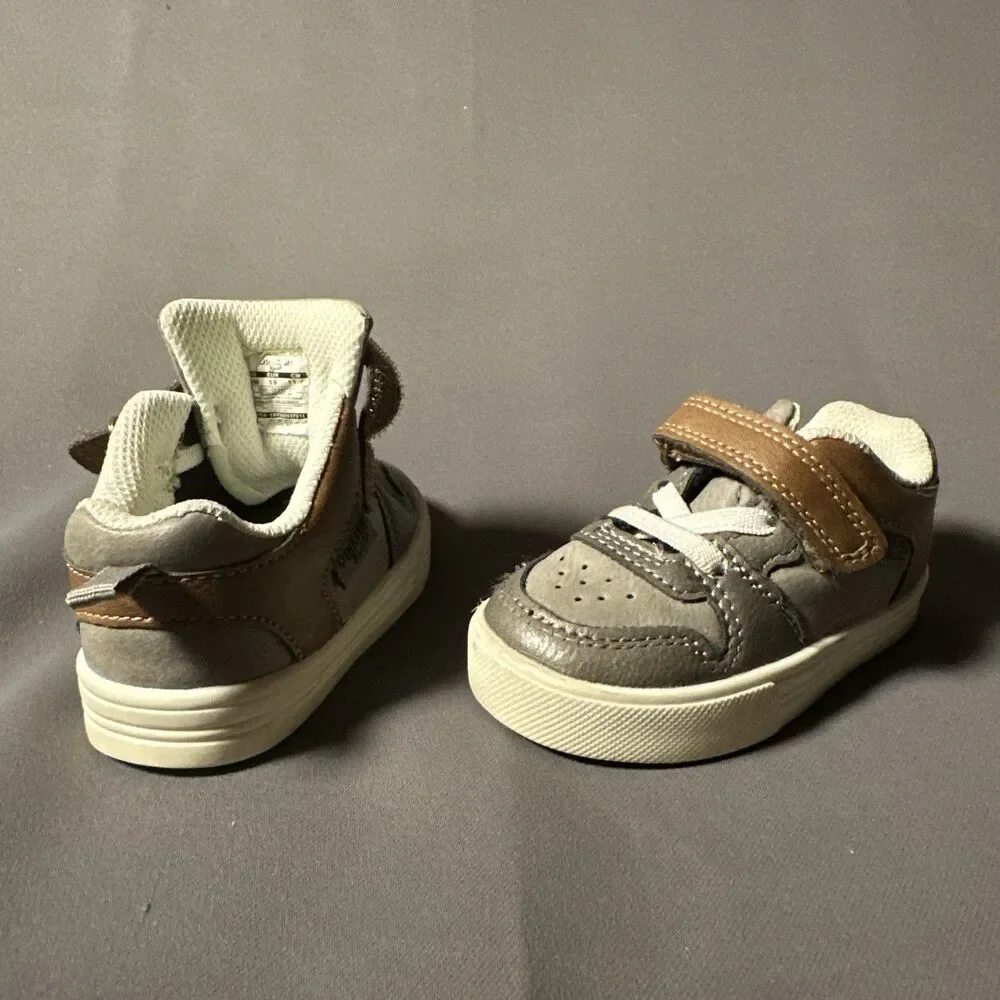 OshKosh B’Gosh Sneakers 4 M Toddler Gray Brown Eur 19 11.4 CM Osh Kosh Classic
